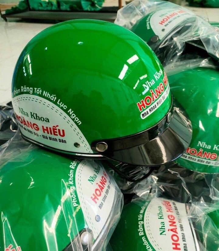 Nón Bảo Hiểm In Logo Tại HCM